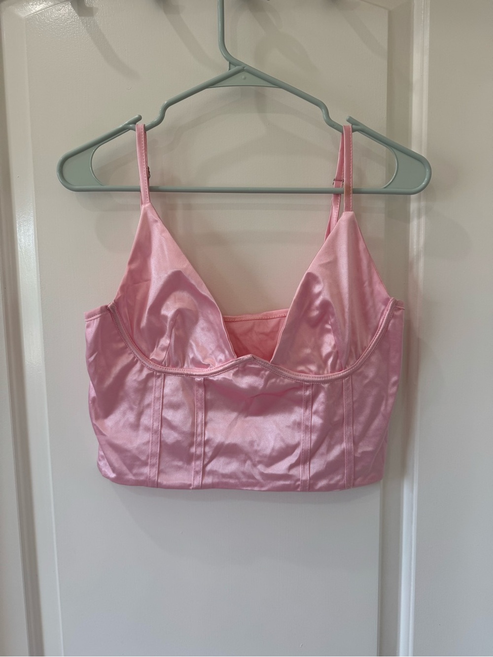 Cropped corset top
